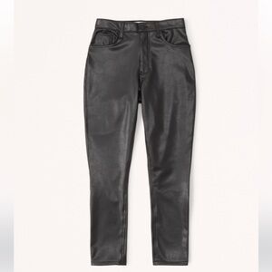 Vegan Leather High Rise Skinny Pants
